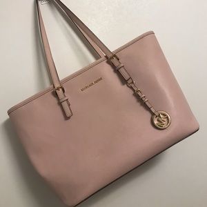 Light pink Michael Kors handbag